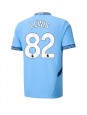 Manchester City Rico Lewis #82 Kotipaita 2024-25 Lyhythihainen